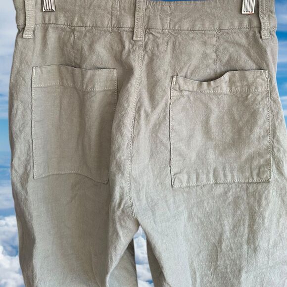 Frank & Eileen Kinsale Performance Pant In Sage Womens Flax Cotton Blend Size 4 - Picture 7 of 10